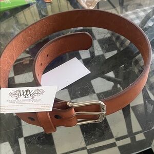 Classic Brown Belt wright leatherworks ..hubby bought too small
